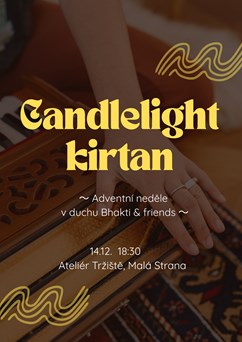 Candlelight kirtan 〜 Adventní neděle v duchu Bhakti&friends