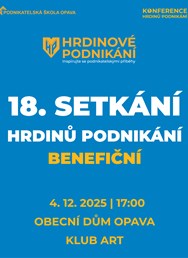 18. setkání Hrdinů podnikání - Benefiční