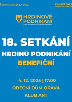 18. setkání Hrdinů podnikání - Benefiční