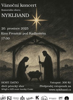 Vánoční koncert Komorního sboru Nyklband, z.s.