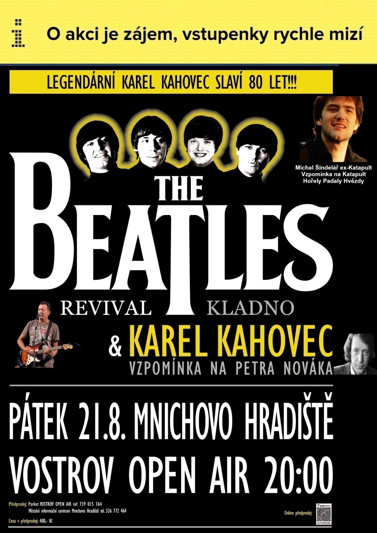 Narozeninový koncert Karel Kahovec a The Beatles Revival