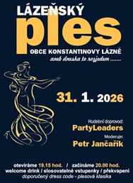 Ples obce Konstantinovy Lázně 2026