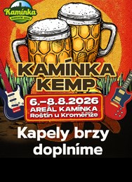 Slavnosti piva KAMÍNKA KEMP Roštín 2026