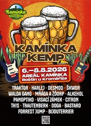 Slavnosti piva KAMÍNKA KEMP Roštín 2026