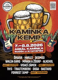 Slavnosti piva KAMÍNKA KEMP Roštín 2026