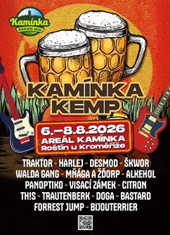 Slavnosti piva KAMÍNKA KEMP Roštín 2026
