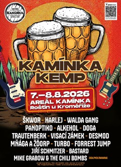Slavnosti piva KAMÍNKA KEMP Roštín 2026