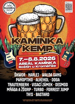 Slavnosti piva KAMÍNKA KEMP Roštín 2026
