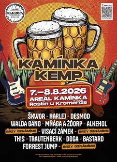 Slavnosti piva KAMÍNKA KEMP Roštín 2026