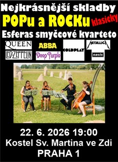 Nejkrásnější skladby POPu a ROCKu klasicky