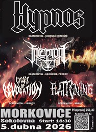Koncert death metalové kapely Hypnos