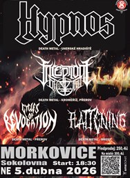 Koncert death metalové kapely Hypnos