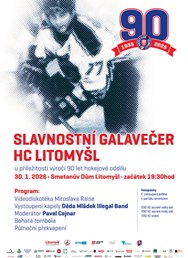 Slavnostní galavečer HC Litomyšl