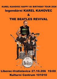 Legendární Karel Kahovec 80 Tour + The Beatles Revival