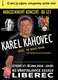 Legendární Karel Kahovec 80 Tour + The Beatles Revival