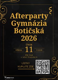 Afterparty Gymnázia Botičská 2026