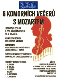 6 večerů s Mozartem - hud. festival „Poklady klasické hudby”