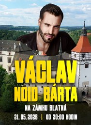 Václav Noid Bárta na zámku Blatná