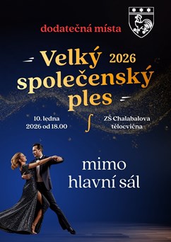 Velký společenský ples 2026 – místa mimo hlavní sál