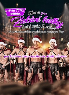 Vánoční pánská strip show - California Dreams