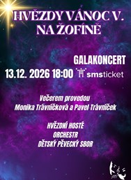Hvězdy Vánoc V. na Žofíně vánoční galakoncert