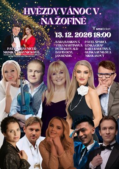 Hvězdy Vánoc V. na Žofíně vánoční galakoncert