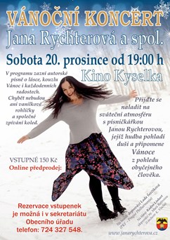 Vánoční koncert Jana Rychterová a spol.