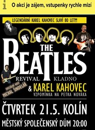 Koncert - Michal Šindelář, Karel Kahovec, Beatles Revival