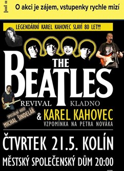 Koncert - Michal Šindelář, Karel Kahovec, Beatles Revival