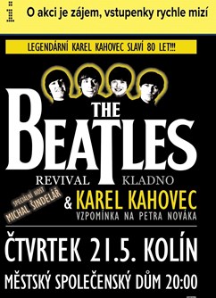 Koncert - Michal Šindelář, Karel Kahovec, Beatles Revival