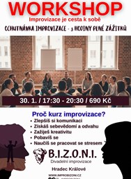 Kurz improvizace - 3 h smíchu a seberozvoje