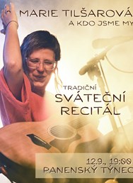 Sváteční recitál - Marie Tilšarová  v Panenském Týnci