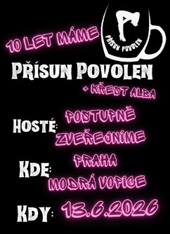 10 let Přísun Povolen