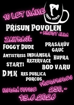 10 let Přísun Povolen