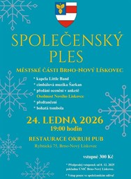 Společenský ples městské části Brno - Nový Lískovec