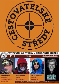 Cestovatelské středy v NM: Balage, Horký, Trávníček