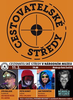 Cestovatelské středy v NM: Balage, Horký, Trávníček