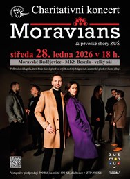 Charitativní koncert: Moravians & pěvecké sbory ZUŠ