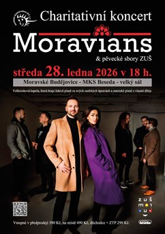 Charitativní koncert: Moravians & pěvecké sbory ZUŠ