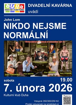Divadelní kavárna: Nikdo nejsme normální 