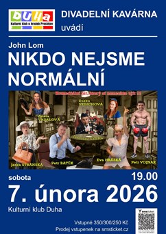Divadelní kavárna: Nikdo nejsme normální 