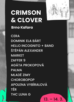 Crimson & Clover: Market, Palma, TĒR, Chorobopop...