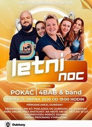 LETNÍ NOC - POKÁČ / 4BAB&band / DJ