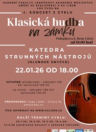 Klasická hudba na zámku (Katedra strunných nástrojů)