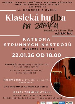 Klasická hudba na zámku (Katedra strunných nástrojů)