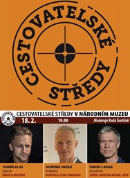 Cestovatelské středy v NM: Klus, Hašek, Caban