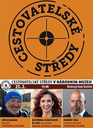Cestovatelské středy v NM: Kolbaba, KJ SAX, JÍŠA