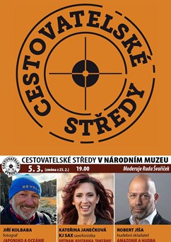 Cestovatelské středy v NM: Kolbaba, KJ Sax, Jíša