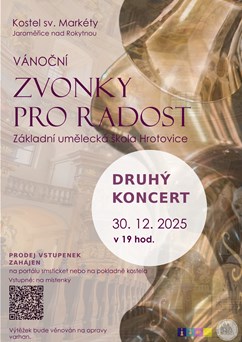 Vánoční Zvonky pro radost - ZUŠ Hrotovice