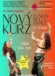 Kurz Fusion Belly Dance v Brně
